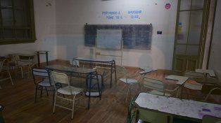 Aulas vacías. La falta de transporte público desde el martes tiene un fuerte impacto en los procesos de aprendizaje.