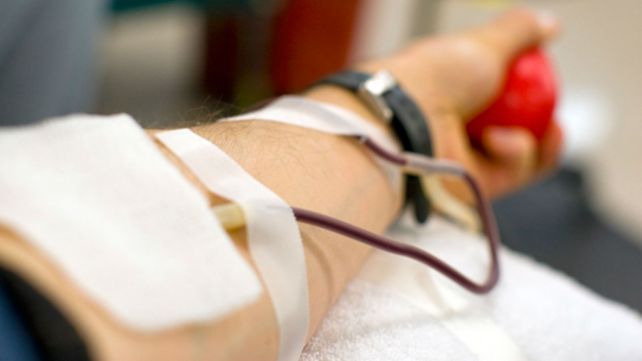 Campaña de donación de sangre.