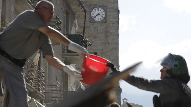 Las estremecedoras imágenes del sismo que sacudió a Italia