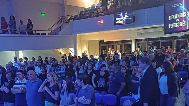 Gran festejo de la iglesia evangélica en Santa fe