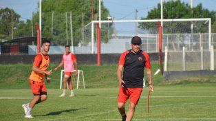 Candía, realizó un entrenamiento en la tarde de este lunes.