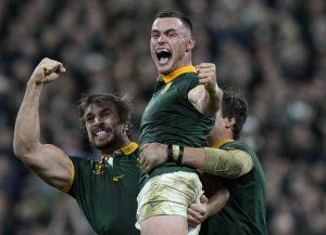 Sudáfrica, tetracampeón mundial de rugby tras una épica batalla física