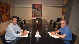 El gobernador de Salta Juan Manuel Urtubey y el mandatario cordobés, Juan Schiaretti.