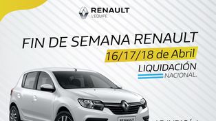 Renault L´equipe prepara su Gran liquidación nacional