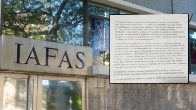 Agencieros se manifestarán frente al IAFAS por el cambio obligatorio de cartelería