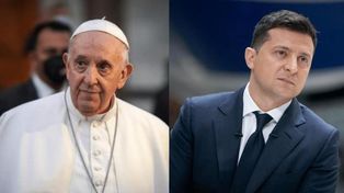 El Pontífice argentino, una suerte de mediador en la sangrienta guerra que se libra en territorio europeo.
