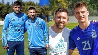 Pierotti y Zenón se dieron el gran gusto con Leo Messi