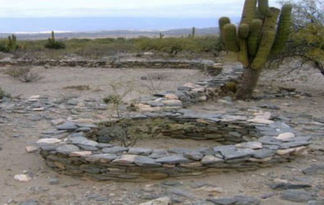 Sitio arqueológico. El Fuerte Quemado
