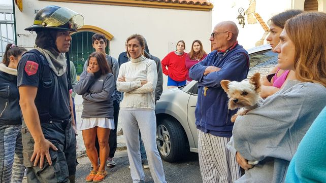 Tensión en barrio Martin al desatarse un incendio en un edificio