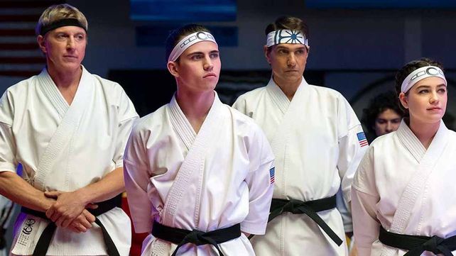 Los protagonistas de Cobra Kai la secuela de Karate Kid&nbsp;