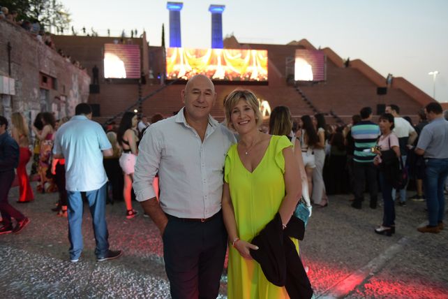 Leo Egger y Andrea Villanueva
