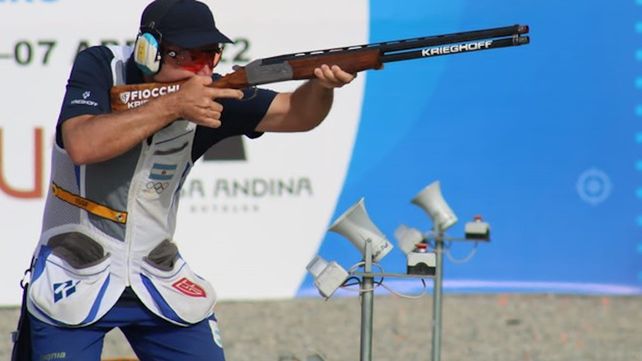 El tirador bonaerense obtuvo su tercera clasificación consecutiva a los JJOO