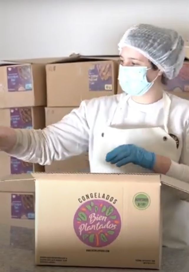 La startup de Florencio Varela produce hamburguesas en base a plantas.