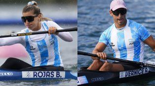 Brenda Rojas y Agustín Vernice lograron clasificarse a las semifinales en canotaje de los Juegos Olímpicos de París 2024.