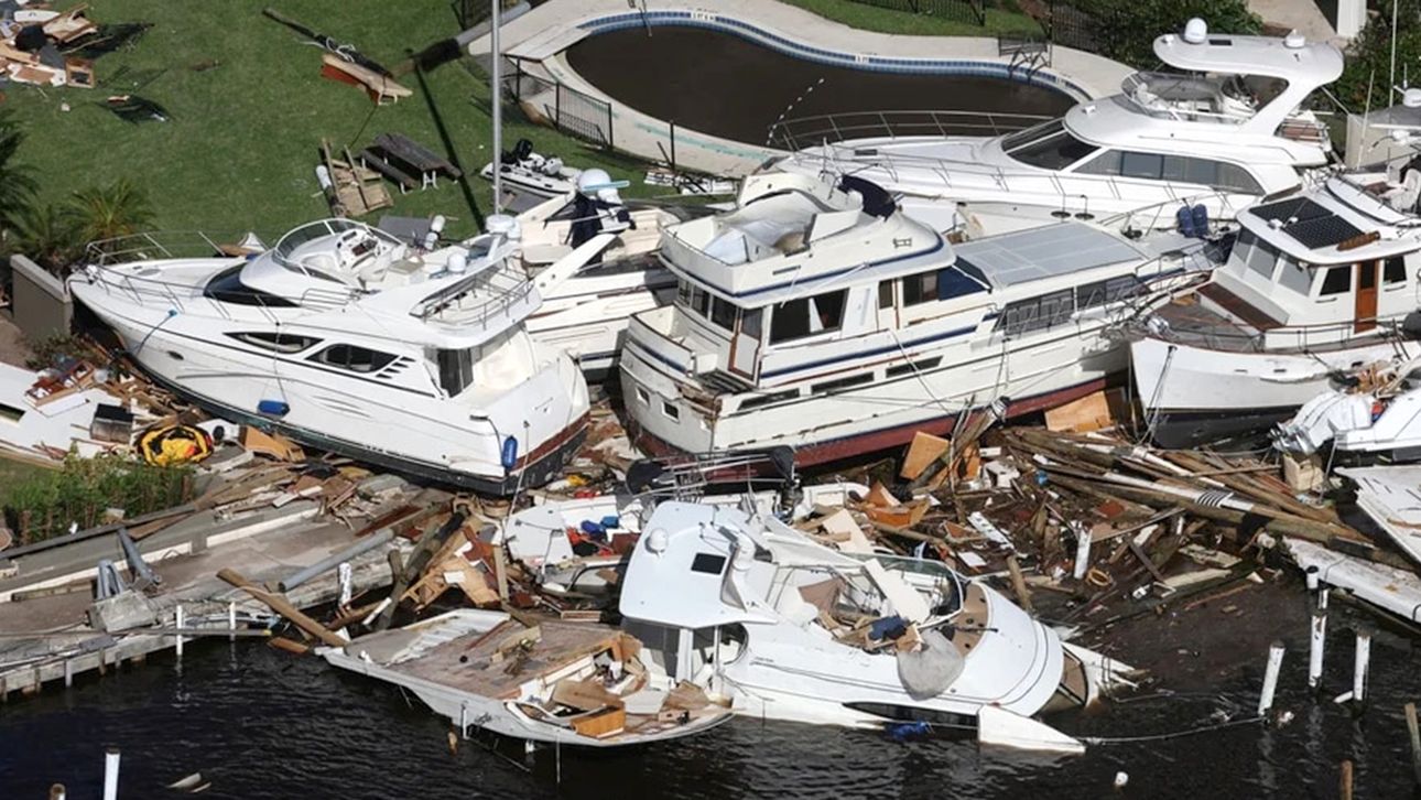 El paso del huracán Ian por Florida en imágenes