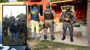 Detención del presunto asesino de Franco Demarchi en Barrio Villa Oculta.