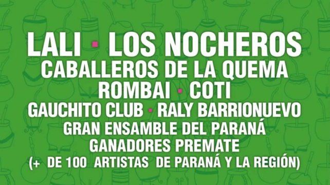 Fiesta del Mate 2026: actuarán Lali Espósito, Coti, Los Caballeros de la Quema y Los Nocheros