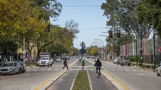 Corredor clave de la zona oeste: la avenida Rouillón estrena su doble calzada