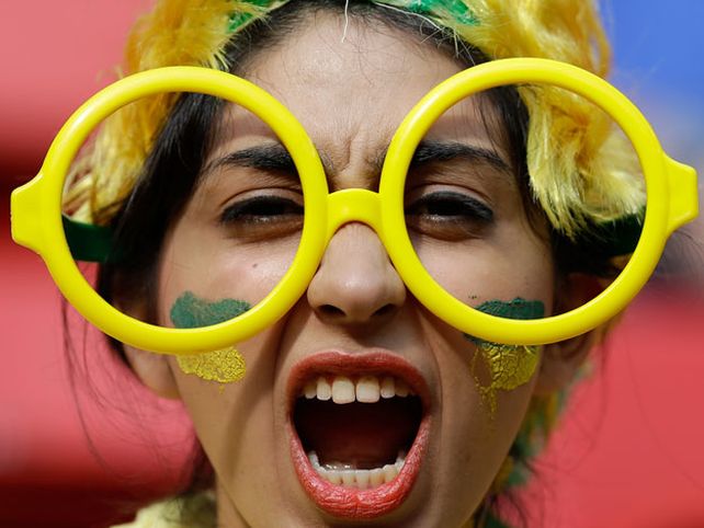Los hinchas de Brasil no la pasan nada bien