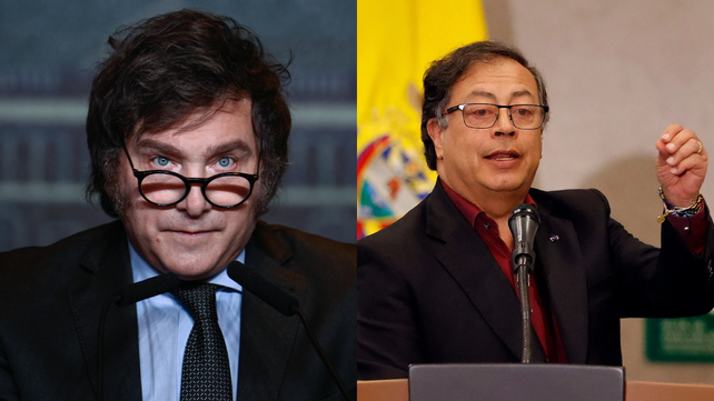 Javier Milei tildó a Gustavo Petro de comunista asesino en una entrevista.