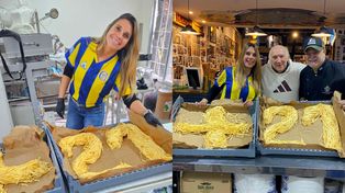 El fideo de 29,3 metros certificado ante escribana: un tributo a Ángel Di María