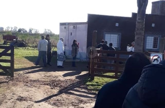 Imágenes del trabajo de la PDI en el lugar dónde encontraron el cuerpo del niño.&nbsp;