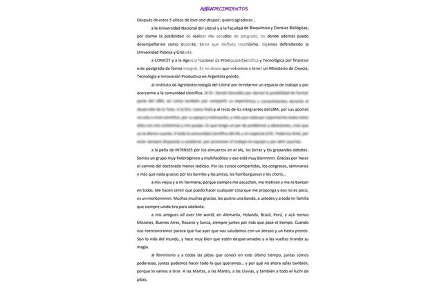 Por primera vez en la UNL se usará lenguaje inclusivo en una tesis