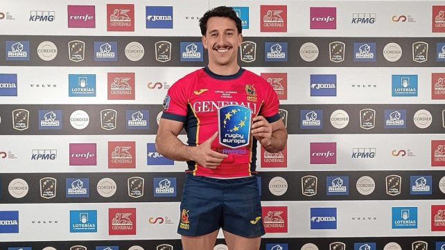 El santafesino Estanislao Bay fue elegido el mejor jugador del cotejo jugado en Madrid.