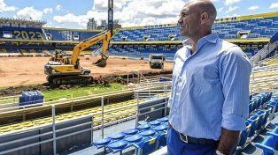 Belloso presentó la obra de remodelación del estadio de Rosario Central