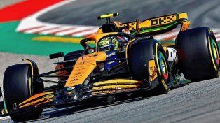 El piloto británico logró destronar a Max Verstappen en el final de la Q3 en Montmeló.