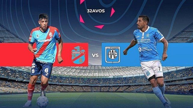 Arsenal y Estudiantes (RC) se miden en cancha de Quilmes por los 32vos de final de la Copa Argentina.