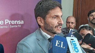 El gobernador de Santa Fe Maximiliano Pullaro