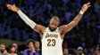 LeBron James la rompió con un triple-doble en el tercer triunfo al hilo de los Lakers.