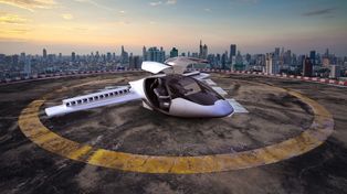 Las imágenes de la prueba del Lilium Jet, el primer auto volador del planeta