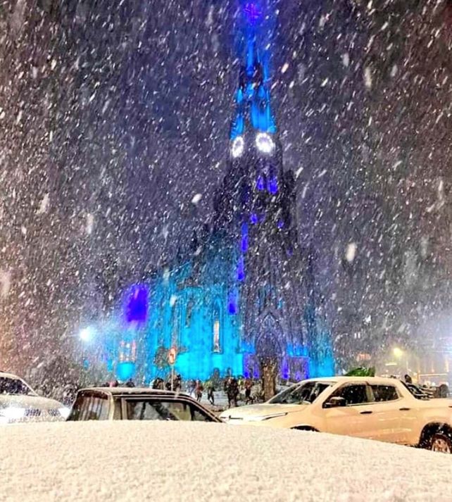 Brasil vivió una histórica nevada en el sur del país con temperaturas bajo cero