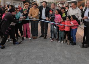 Pavimento articulado: el Intendente inauguró la cuadra 120