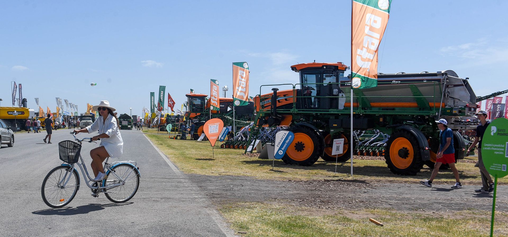Sobre ruedas. Contar con movilidad propia fue un plus de valor.