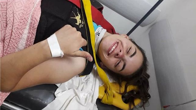 Jocketa entrerriana sufrió una brava rodada y tiene fractura de pelvis