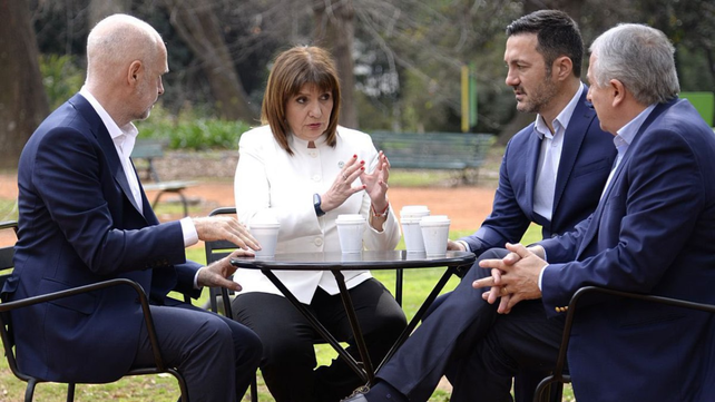 Bullrich y Larreta se reunieron en el Jardín Botánico y acordaron sumar sus esfuerzos para la campaña&nbsp;