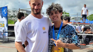 El rosarino Lambo se destaca hace rato en el mundo del parkour