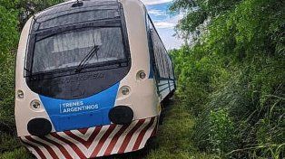 Descarriló el tren en Paraná y los usuarios se quedaron sin servicio