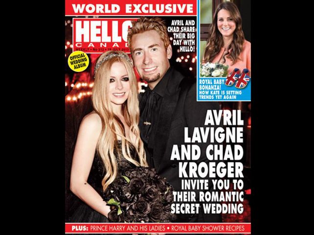 Rompió con lo tradicional | Avril Lavigne se casó vestida de negro