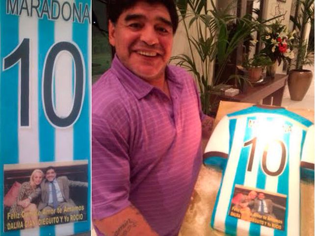 Tras la polémica, el particular regalo que le hizo Oliva a Maradona