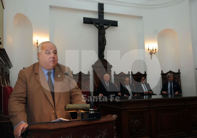 De local. Gutiérrez se dirigió este jueves a los jueces de todo el país