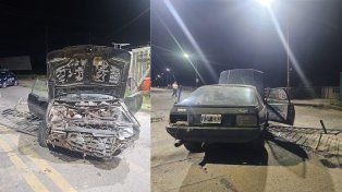 ASí quedó el automóvil tras el accidente
