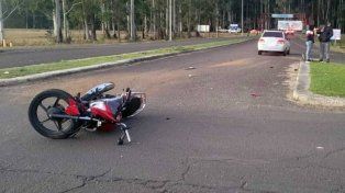 Grave choque en Concordia: una mujer sufrió fractura de cráneo