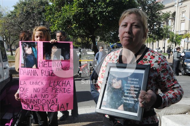Familiares de Melina marcharon a Tribunales para pedir justicia