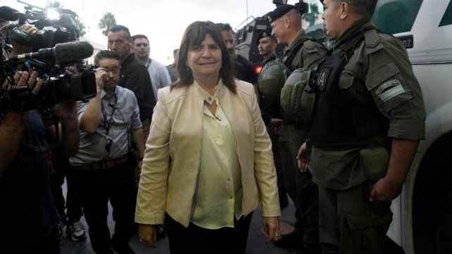 La ministra de Seguridad La ministra de Seguridad