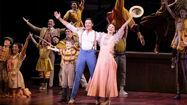 Sutton y Hugh en el &eacute;xito de Broadway "The Music Man"