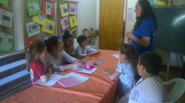 Una clase de las tantas que se dan en Charruarte.&nbsp;